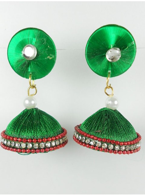 Silk Thread Earrings